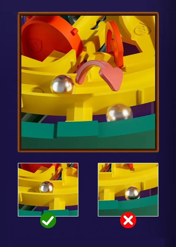 Large 299 Levels 3D Puzzle Ball Maze Toy