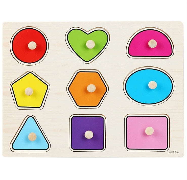30cm Baby Toys Puzzle Hand Grab Board