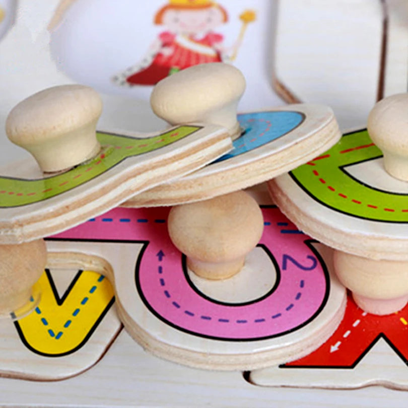 30cm Baby Toys Puzzle Hand Grab Board