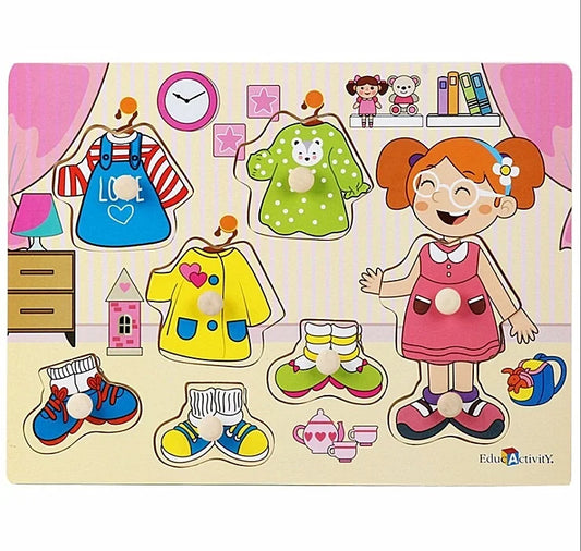 30cm Baby Toys Puzzle Hand Grab Board