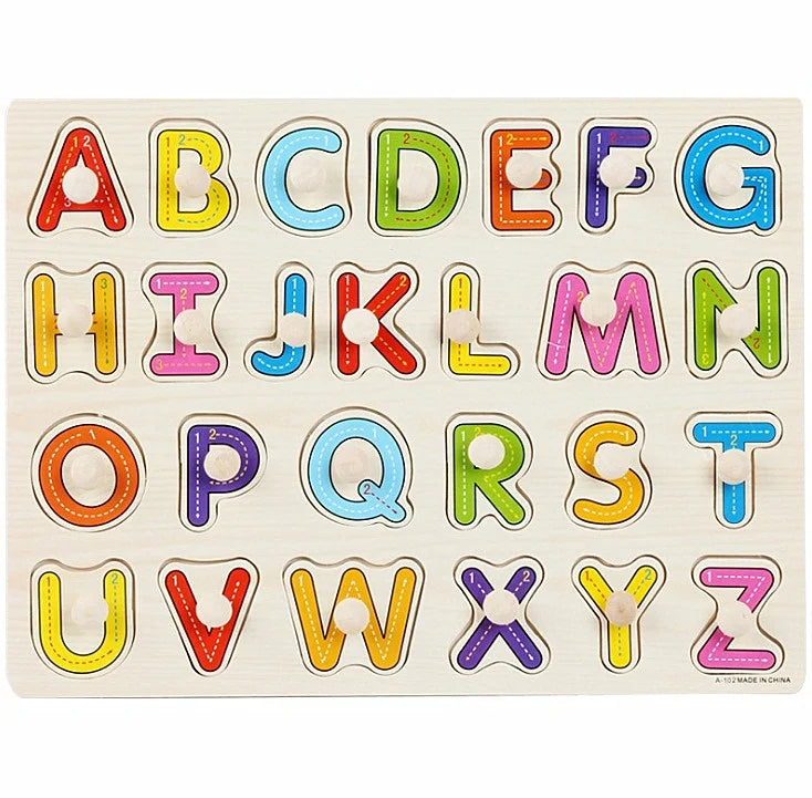 30cm Baby Toys Puzzle Hand Grab Board