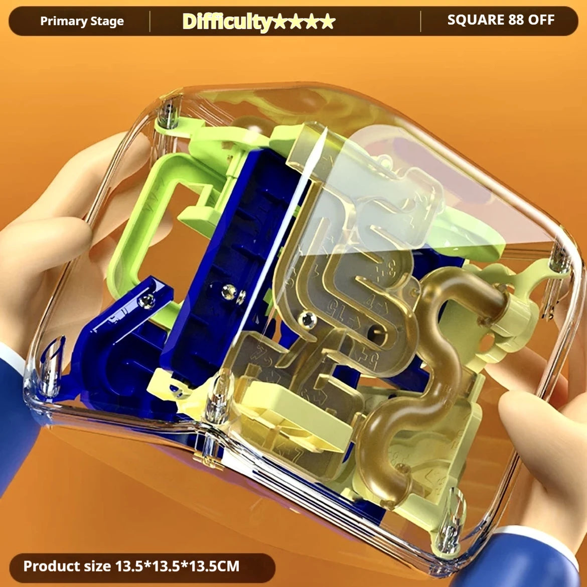 Large 299 Levels 3D Puzzle Ball Maze Toy