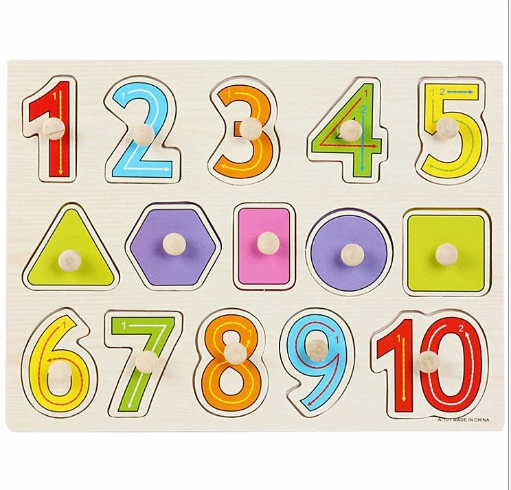 30cm Baby Toys Puzzle Hand Grab Board