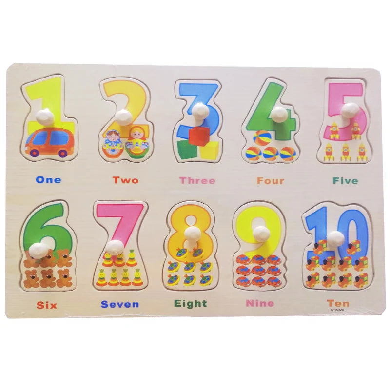 30cm Baby Toys Puzzle Hand Grab Board