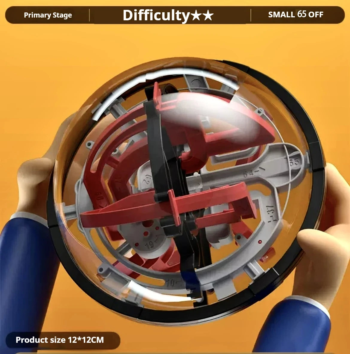 Large 299 Levels 3D Puzzle Ball Maze Toy