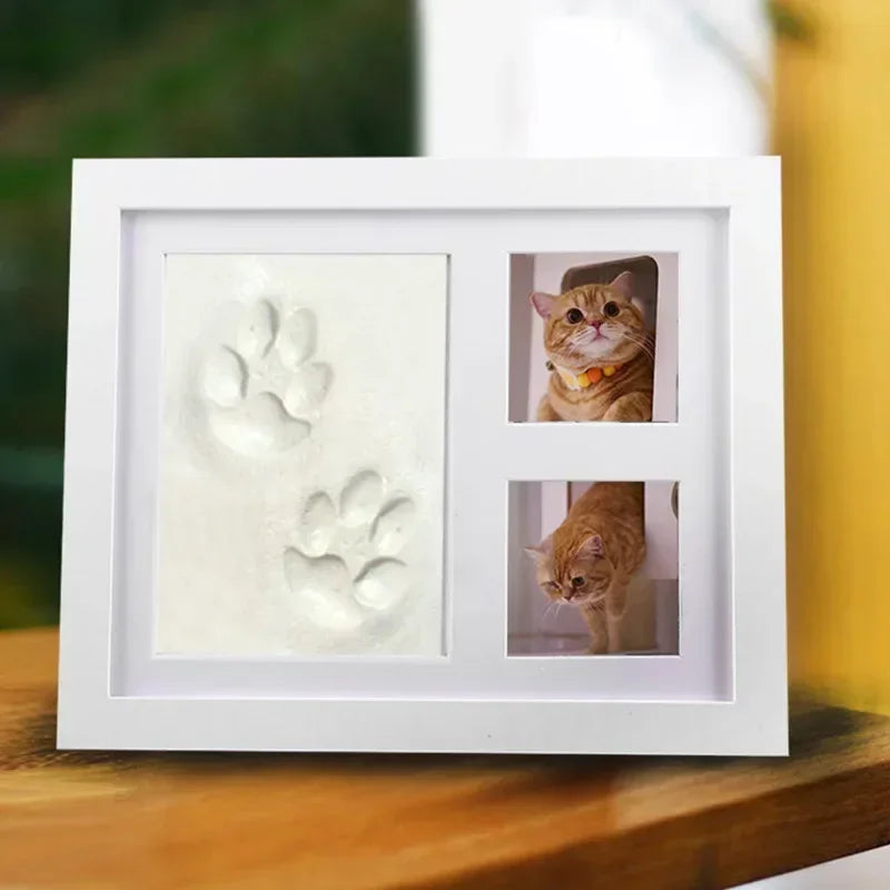 Newborn Baby DIY Hand And Footprint Kit Ink Pads Photo Frame Handprint Toddlers Souvenir Accessories Safe Clean Baby Shower Gift