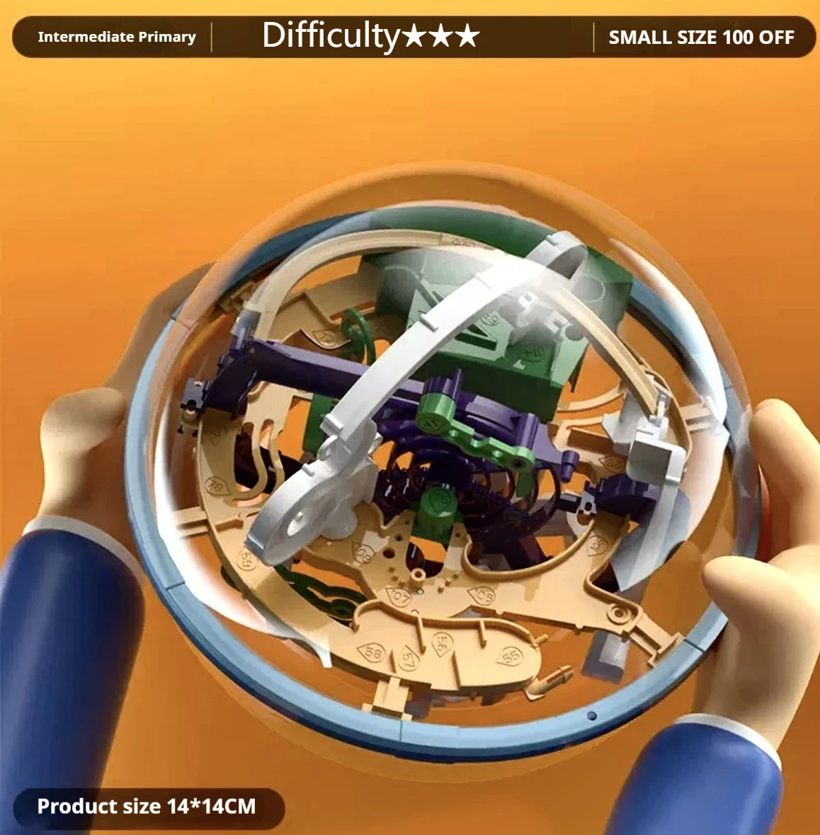 Large 299 Levels 3D Puzzle Ball Maze Toy