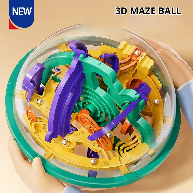 Large 299 Levels 3D Puzzle Ball Maze Toy