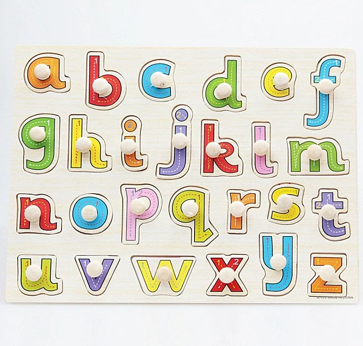 30cm Baby Toys Puzzle Hand Grab Board