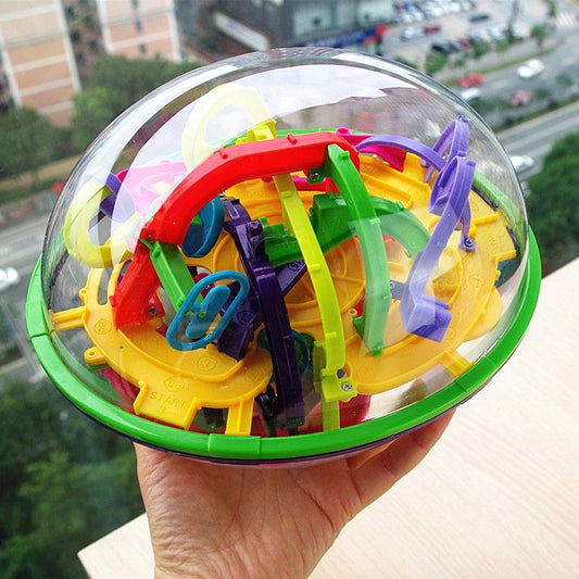3D puzzle ball maze toy