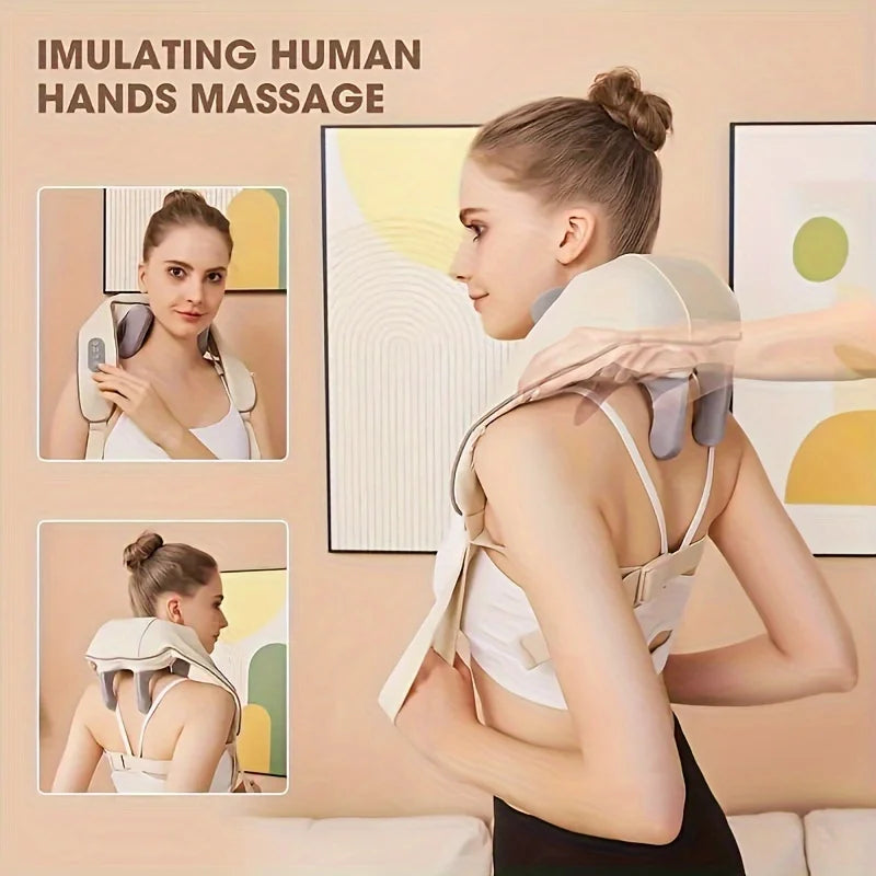 Electric Neck Shoulder Massager Pillow