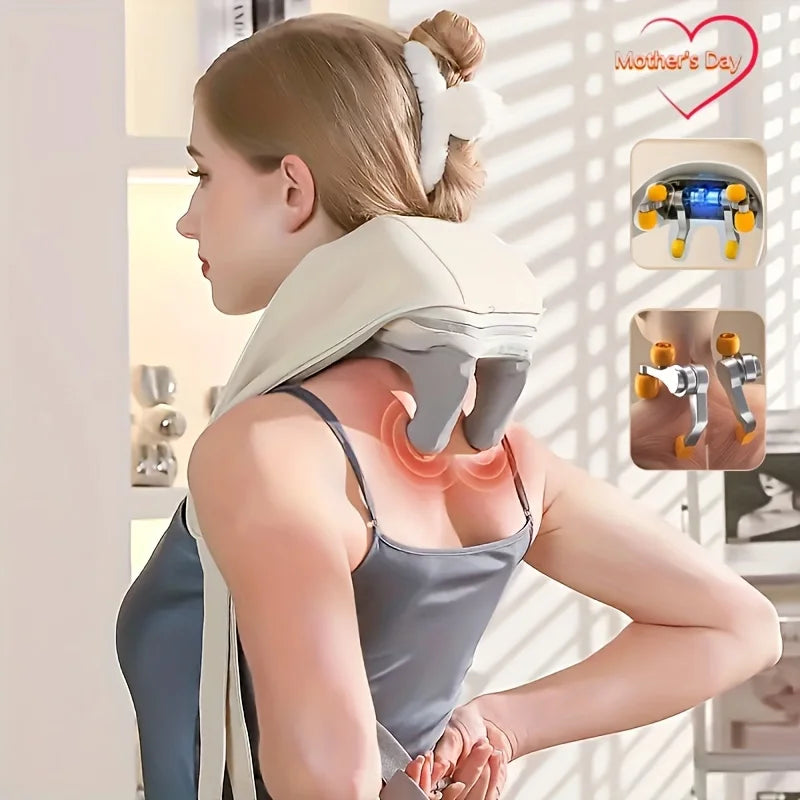 Electric Neck Shoulder Massager Pillow