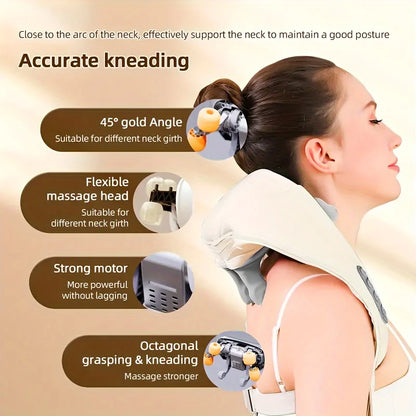 Electric Neck Shoulder Massager Pillow