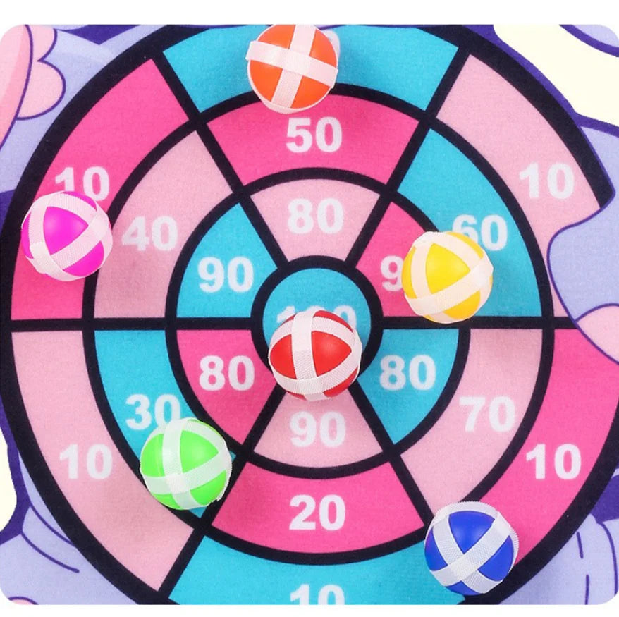Animal Dart Board with Sticky Balls