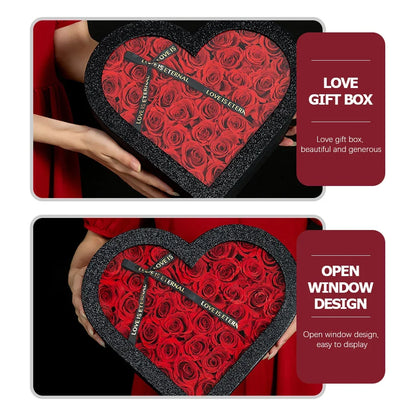 Heart Shape Flower Gift Box