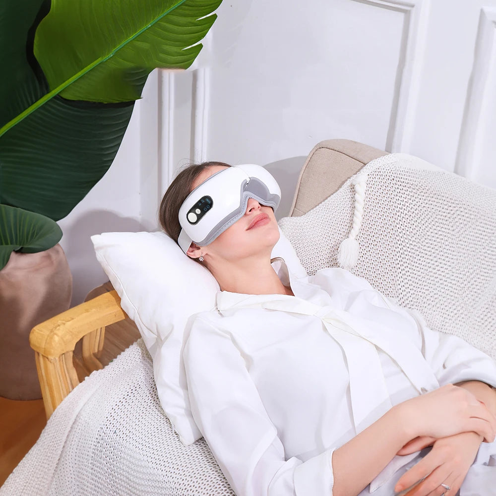 Foldable Eye Massager Heat Relieves - Improve Sleep