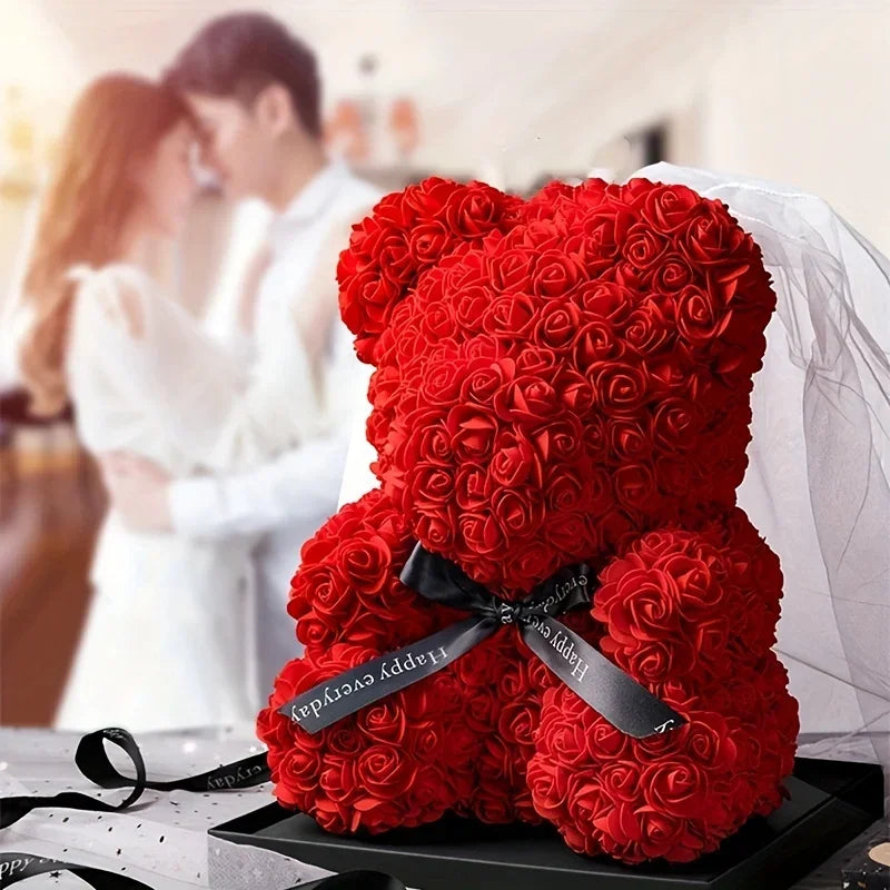 Rose Bear Flowers Teddy Bear