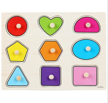 30cm Baby Toys  Puzzle Hand Grab Board