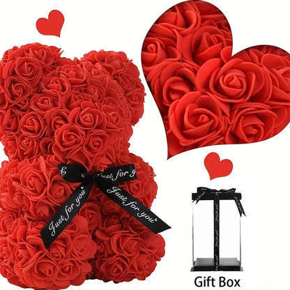 Rose Bear Flowers Teddy Bear