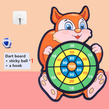 Animal Dart Board with Sticky Balls