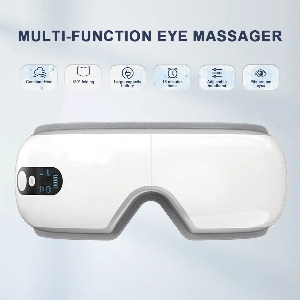 Foldable Eye Massager Heat Relieves - Improve Sleep