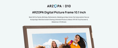 Digital Picture Frame 10.1 Inch Smart WiFi Digital Photo Frame Touch Screen