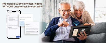 Digital Picture Frame 10.1 Inch Smart WiFi Digital Photo Frame Touch Screen