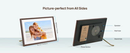 Digital Picture Frame 10.1 Inch Smart WiFi Digital Photo Frame Touch Screen