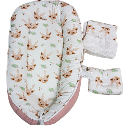 Baby Playpen Portable Play Yard Foldable Crib with Mattress for Sleeping Nap