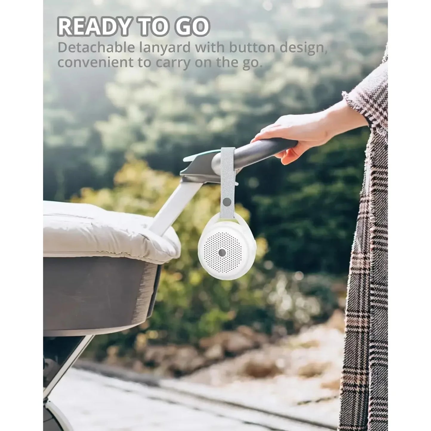 Portable White Noise Machine Baby Rechargeable Warm Light
