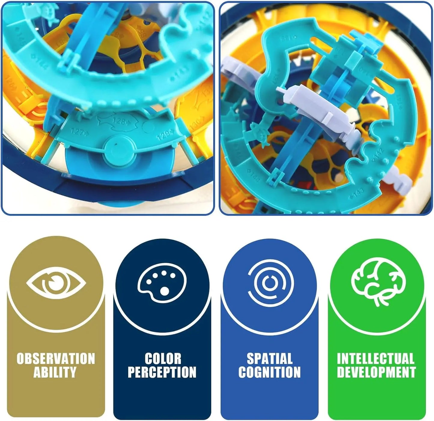 Large 299 Levels 3D Puzzle Ball Maze Toy