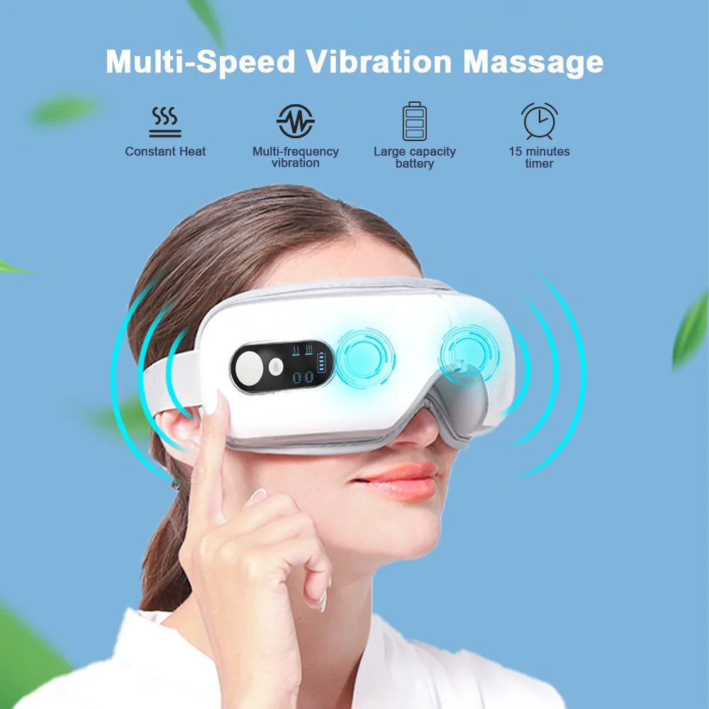 Foldable Eye Massager Heat Relieves - Improve Sleep