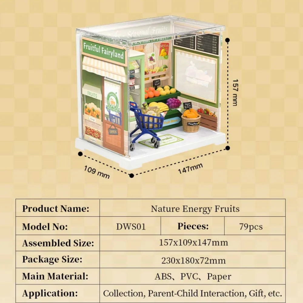 DIY Miniature Dollhouse Playset