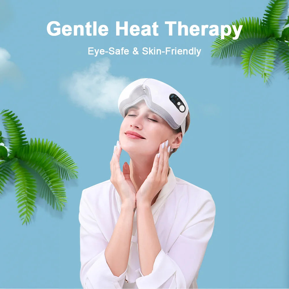 Foldable Eye Massager Heat Relieves - Improve Sleep