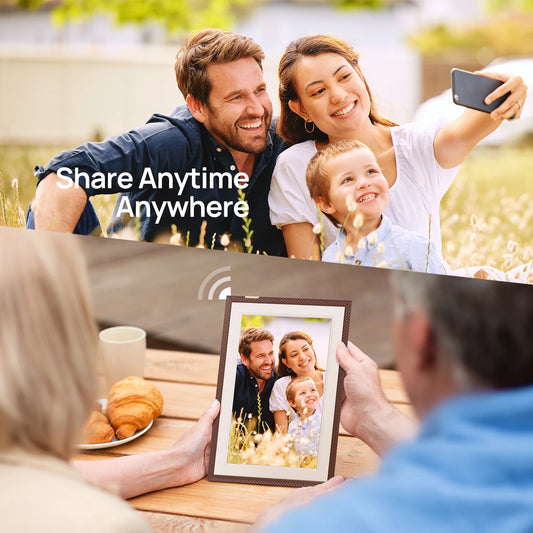 Smart digital picture frame touch screen