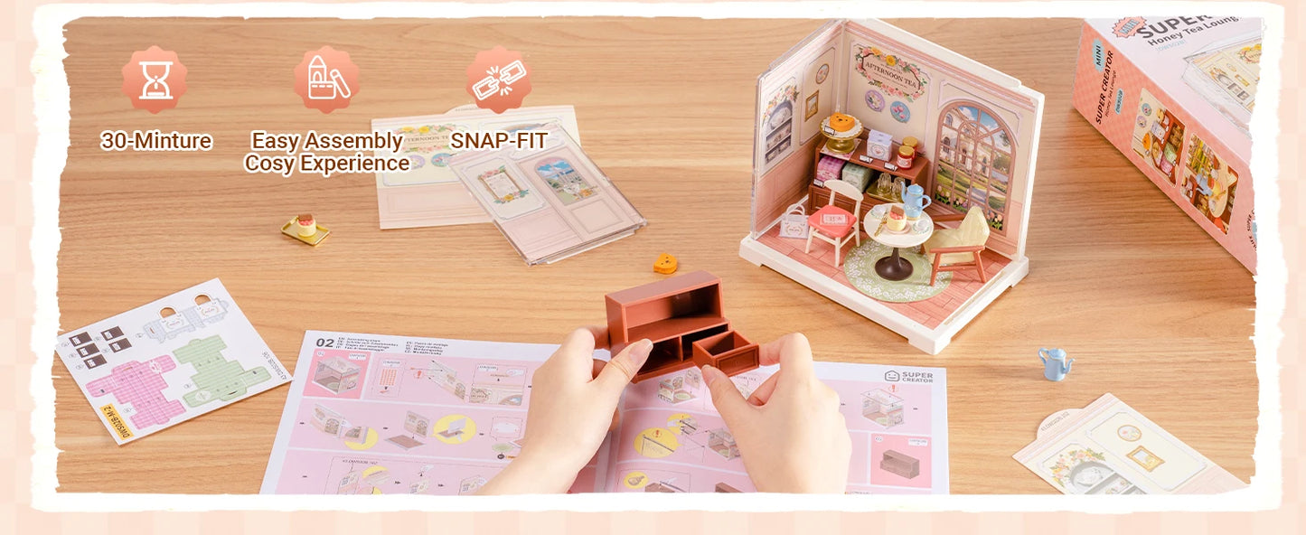 DIY Miniature Dollhouse Playset