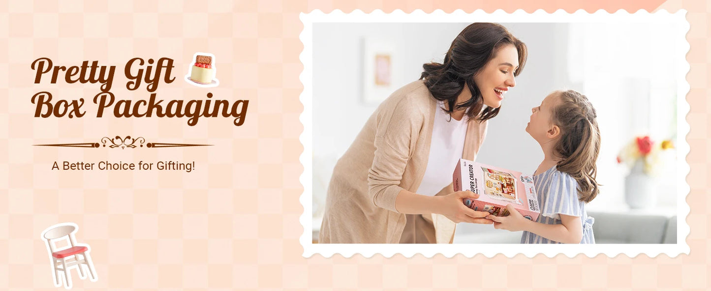 DIY Miniature Dollhouse Playset