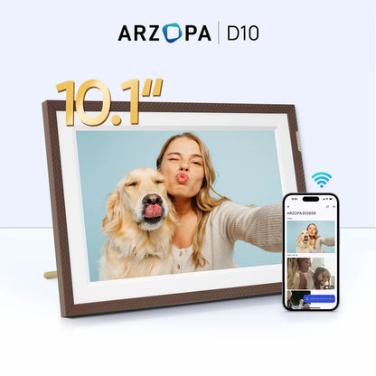 Digital Picture Frame 10.1 Inch Smart WiFi Digital Photo Frame Touch Screen