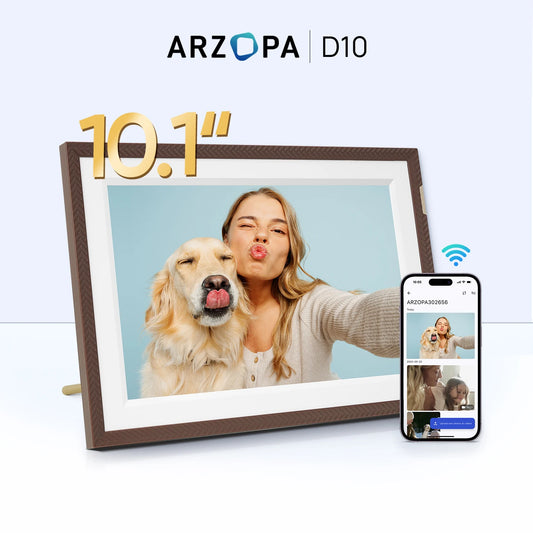 Digital Picture Frame 10.1 Inch Smart WiFi Digital Photo Frame Touch Screen