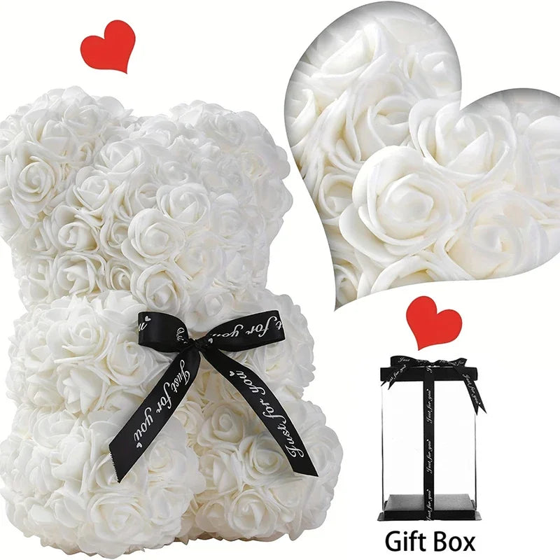 Rose Bear Flowers Teddy Bear