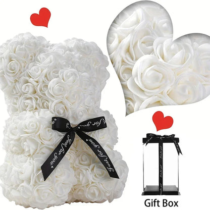 Rose Bear Flowers Teddy Bear