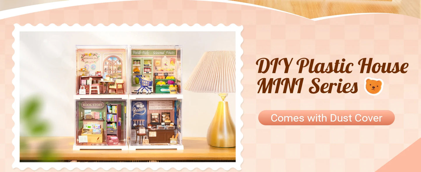 DIY Miniature Dollhouse Playset