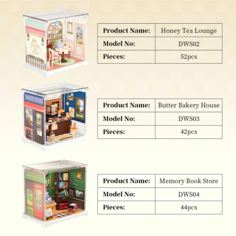 DIY Miniature Dollhouse Playset