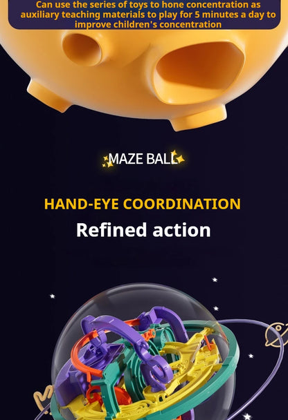 Large 299 Levels 3D Puzzle Ball Maze Toy