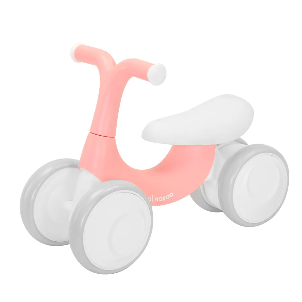 UBRAVOO Baby Balance Bike Toys 10-36 Month with 4 Wheels, No Pedal