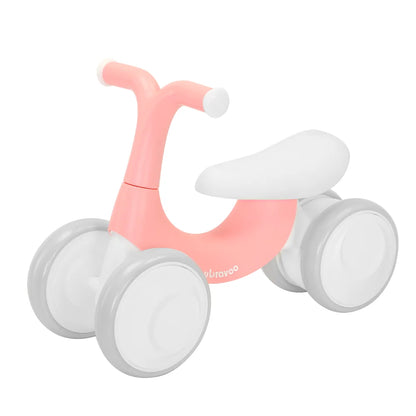 UBRAVOO Baby Balance Bike Toys 10-36 Month with 4 Wheels, No Pedal
