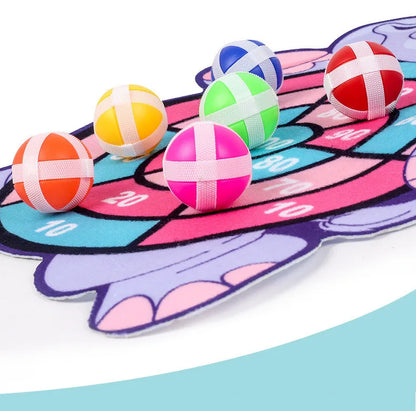 Animal Dart Board with Sticky Balls