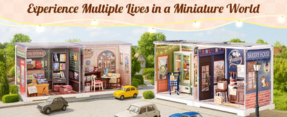 DIY Miniature Dollhouse Playset