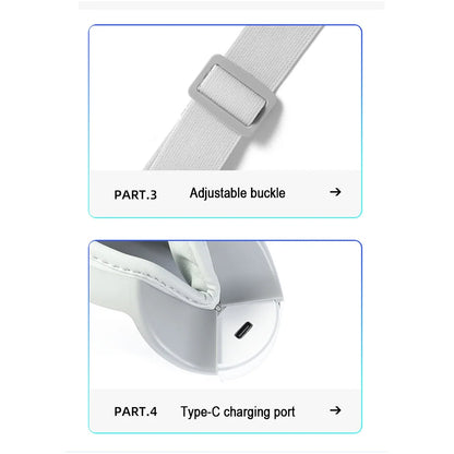 Foldable Eye Massager Heat Relieves - Improve Sleep