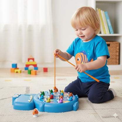 Baby magnetic fishing toys